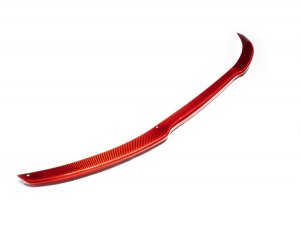 FIAT 500 Front Spoiler - Carbon Fiber - Red Candy